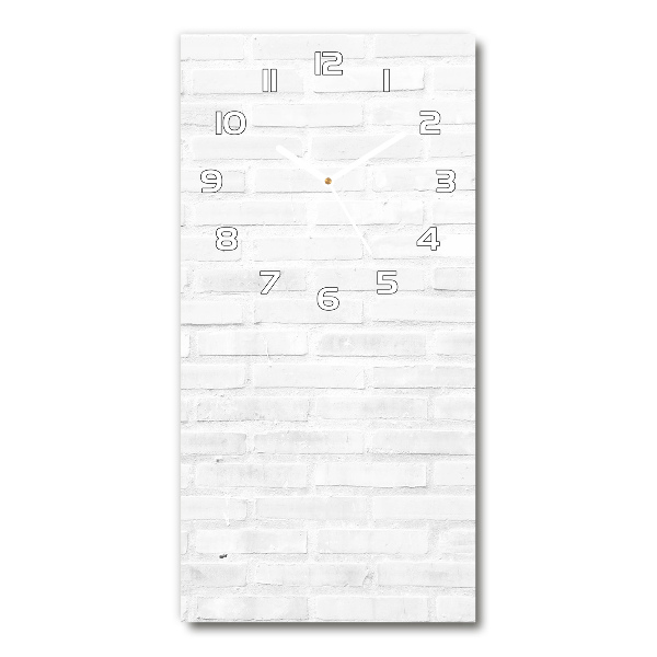 Reloj rectangular Pared de ladrillos