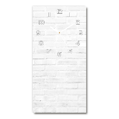 Reloj rectangular Pared de ladrillos