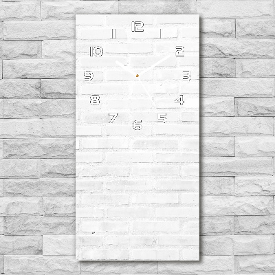 Reloj rectangular Pared de ladrillos