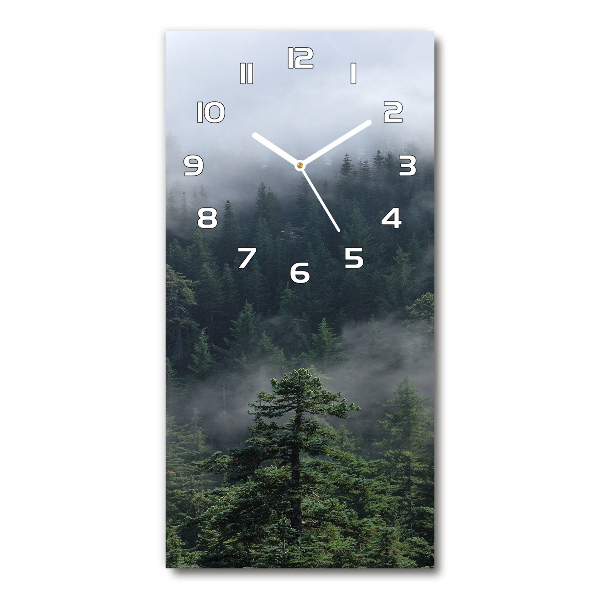 Reloj rectangular Niebla sobre el bosque