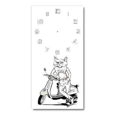 Reloj rectangular El hombre gato