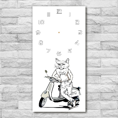 Reloj rectangular El hombre gato