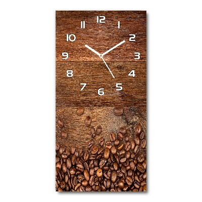 Reloj rectangular Granos de café