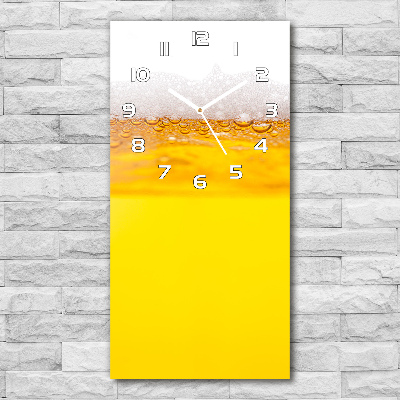 Reloj de cristal vertical Cerveza