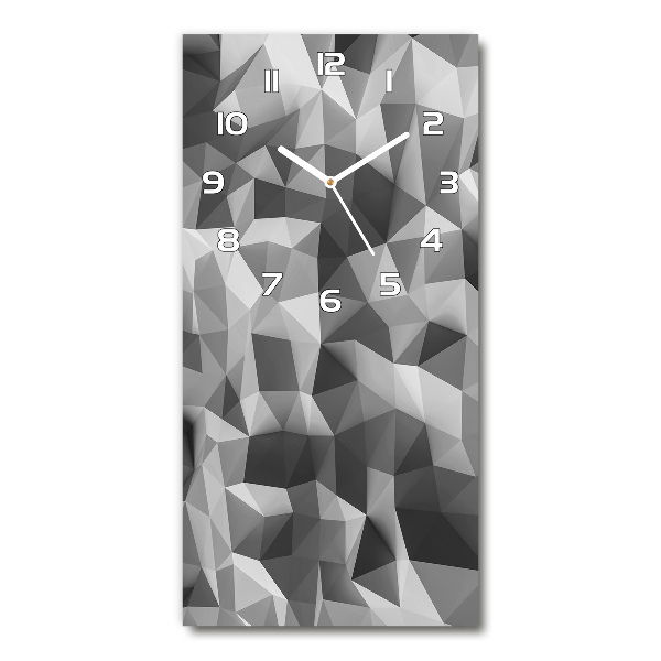 Zegar ścienny Abstrakcja trójkąty