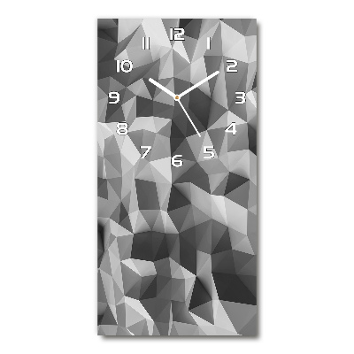 Reloj vertical Triángulos abstractos