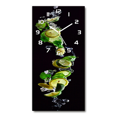 Reloj rectangular Limas y limones