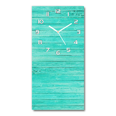 Reloj rectangular Pizarras verdes