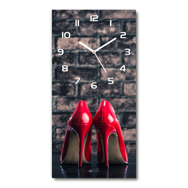 Reloj rectangular Tacones altos rojos