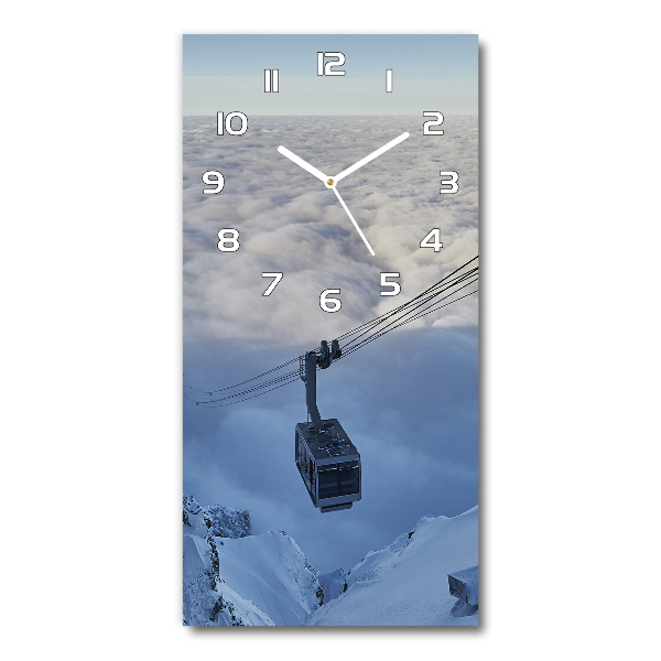 Reloj de cristal vertical Montaña rusa