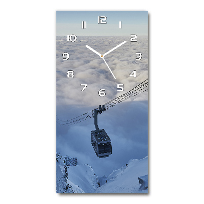 Reloj de cristal vertical Montaña rusa