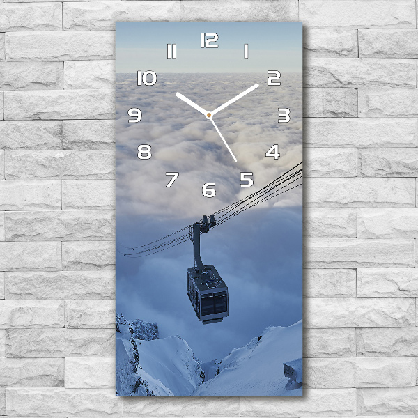 Reloj de cristal vertical Montaña rusa