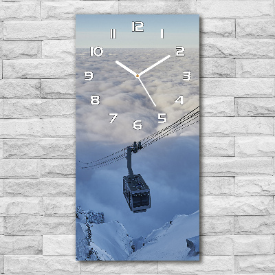 Reloj de cristal vertical Montaña rusa