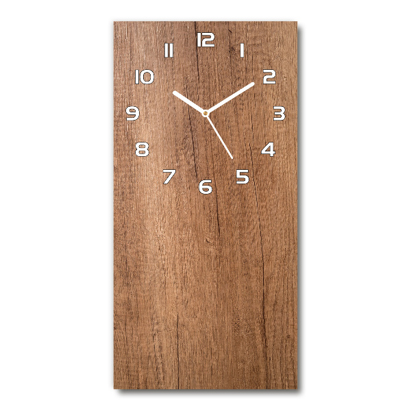 Reloj vertical Fondo de madera