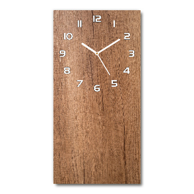 Reloj vertical Fondo de madera