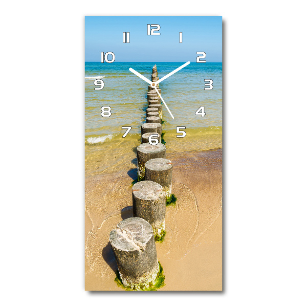 Reloj de vidrio vertical Rompeolas