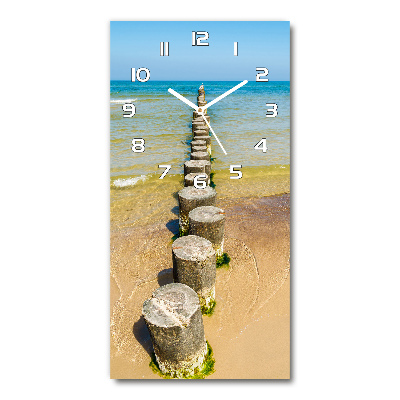 Reloj de vidrio vertical Rompeolas