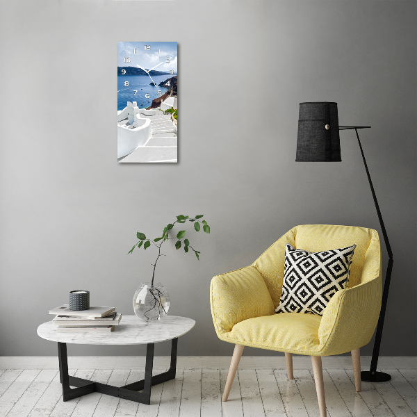 Reloj vertical Santorini, Grecia