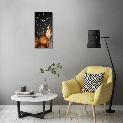 Nowoczesny zegar ścienny Pieczywo