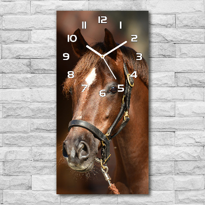 Reloj rectangular Retrato de un caballo