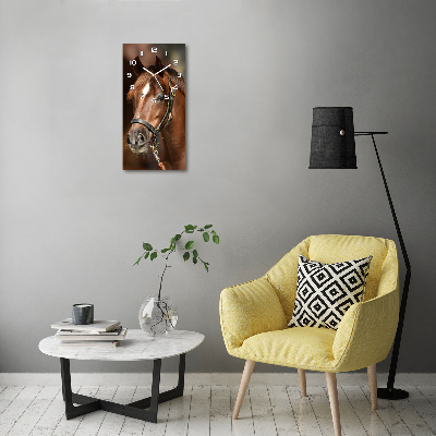 Reloj rectangular Retrato de un caballo