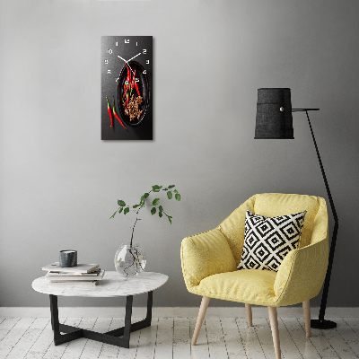 Reloj de vidrio vertical Chiles