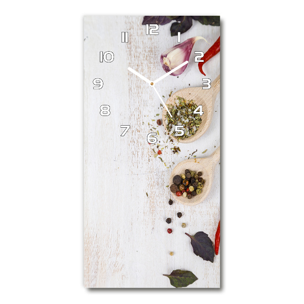 Reloj vertical Verduras y especias