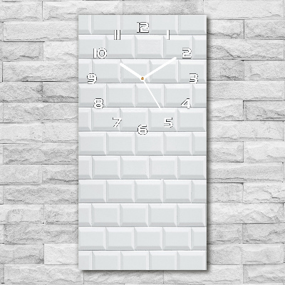 Reloj de vidrio vertical Pared de cerámica
