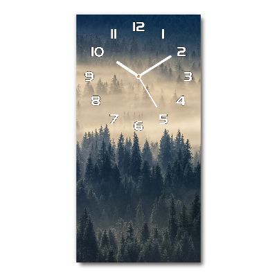 Reloj vertical Niebla sobre el bosque