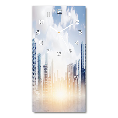 Reloj de cristal vertical Rascacielos