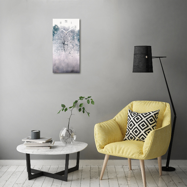 Reloj vertical Bosque en invierno