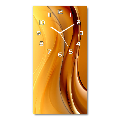 Reloj de vidrio vertical Onda abstracta