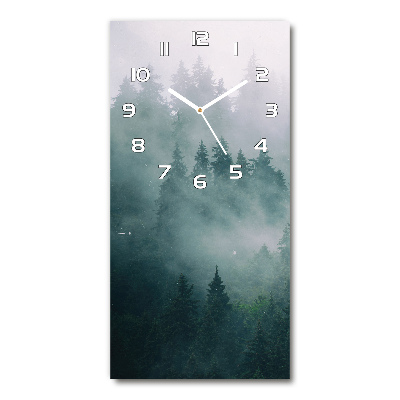 Reloj rectangular Niebla sobre el bosque