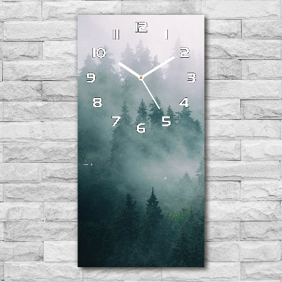 Reloj rectangular Niebla sobre el bosque