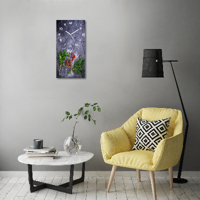 Zegar ścienny Zioła i przyprawy