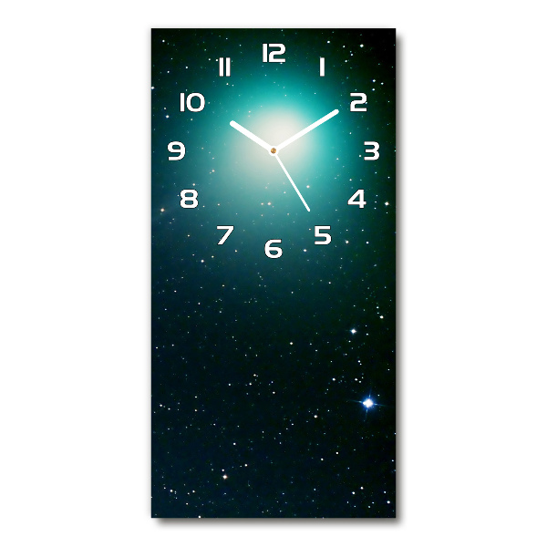Reloj de cristal vertical Galaxia
