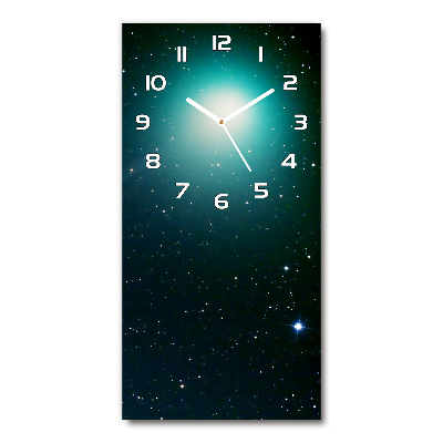 Reloj de cristal vertical Galaxia