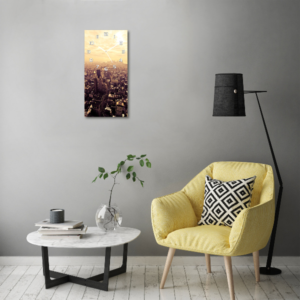 Reloj rectangular Manhattan Nueva York