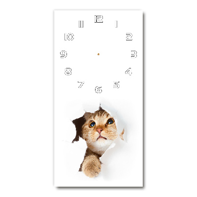 Reloj rectangular Gato