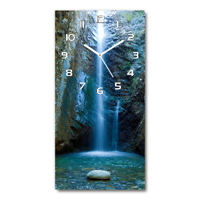Reloj de vidrio vertical Cascada