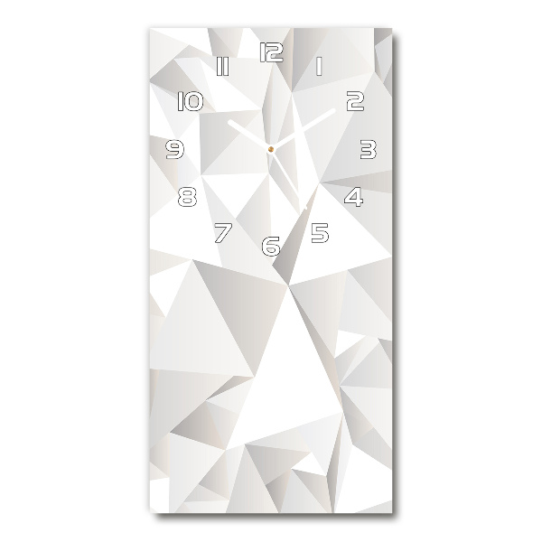 Reloj de vidrio vertical Fondo abstracto