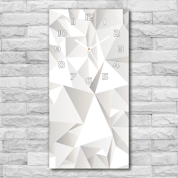 Reloj de vidrio vertical Fondo abstracto