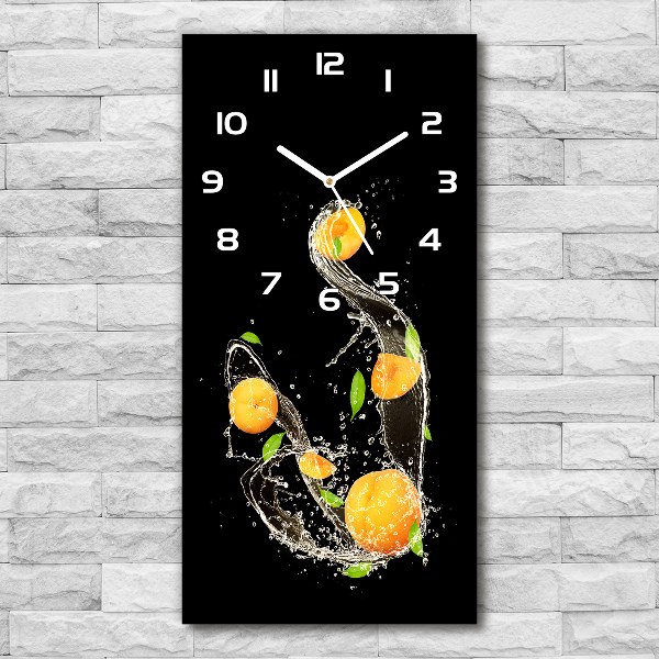 Reloj de vidrio vertical Naranjas