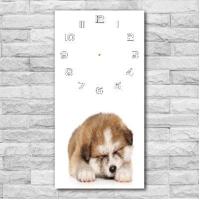 Reloj rectangular Cachorro de Akita