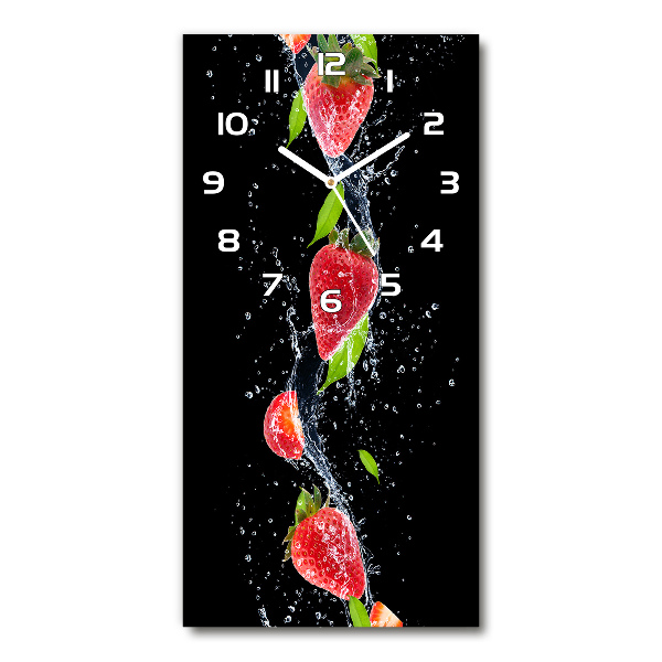 Reloj rectangular Fresas