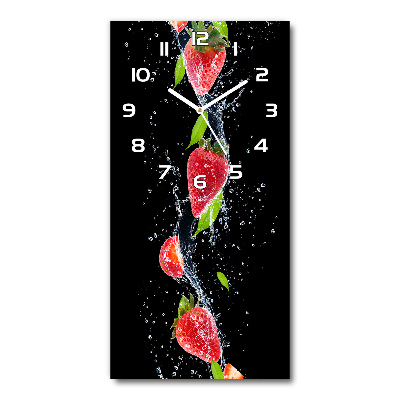 Reloj rectangular Fresas