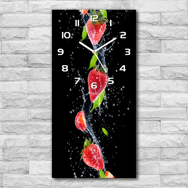 Reloj rectangular Fresas