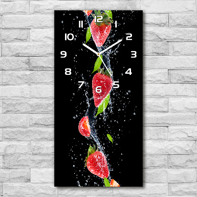 Reloj rectangular Fresas