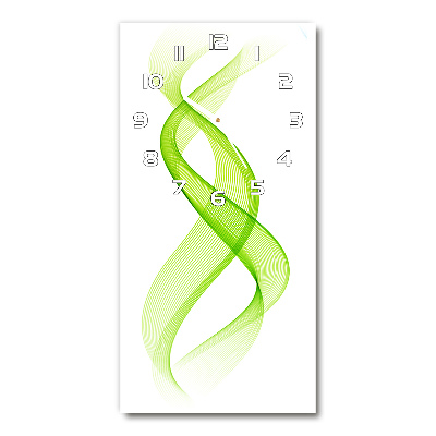 Reloj de cristal vertical Ondas de colores