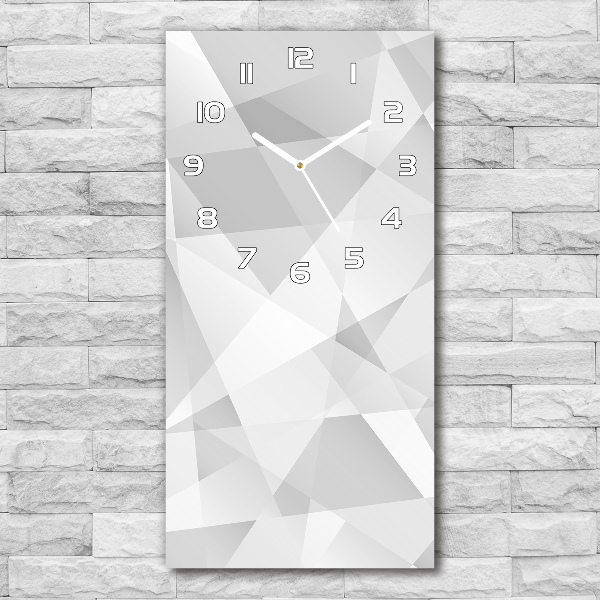 Reloj de cristal vertical Fondo abstracto